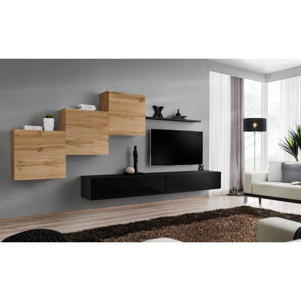 Living SWITCH 10 WTS SW 10 Genarom AM Stejar Wotan / Negru Lucios