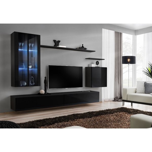 Living SWITCH 12 26 ZZ SW 12 Genarom AM Negru / Negru Lucios