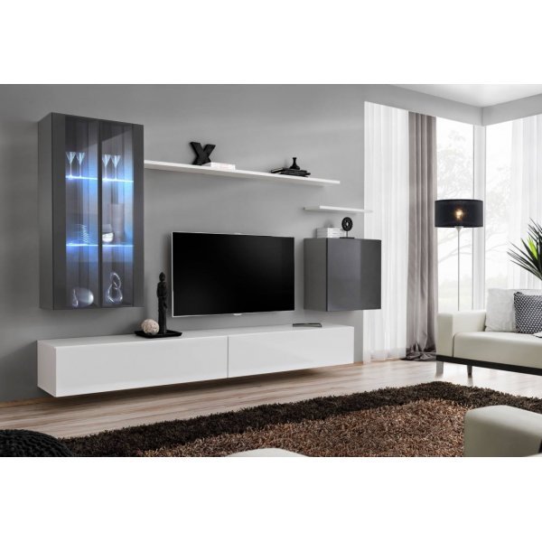 Living SWITCH 12 27 GW SW 12 Genarom AM Grafit Lucios / Alb Lucios
