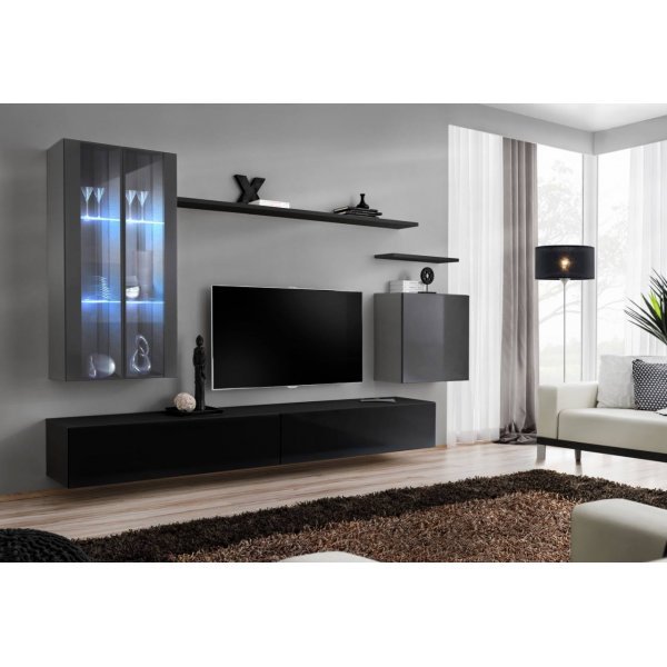Living SWITCH 12 27 GZ SW 12 Genarom AM Grafit Lucios / Negru Lucios