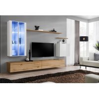 Living SWITCH 12 27 WG SW 12 Genarom AM Alb Lucios / Grafit Lucios