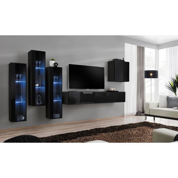 Living SWITCH 13 26 ZZ SW 13 Genarom AM Negru / Negru Lucios
