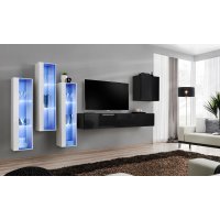 Living SWITCH 13 26 WS SW 13 Genarom AM Alb Lucios / Negru Lucios