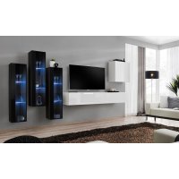 Living SWITCH 13 26 ZW SW 13 Genarom AM Negru Lucios / Alb Lucios