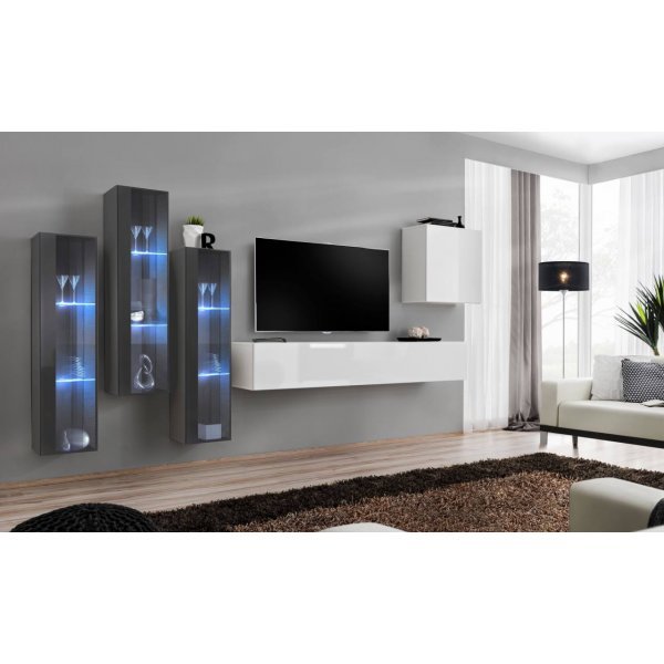 Living SWITCH 13 27 GW SW 13 Genarom AM Grafit Lucios / Alb Lucios