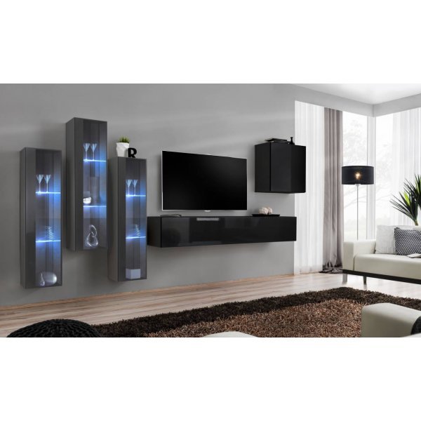 Living SWITCH 13 27 GZ SW 13 Genarom AM Grafit Lucios / Negru Lucios