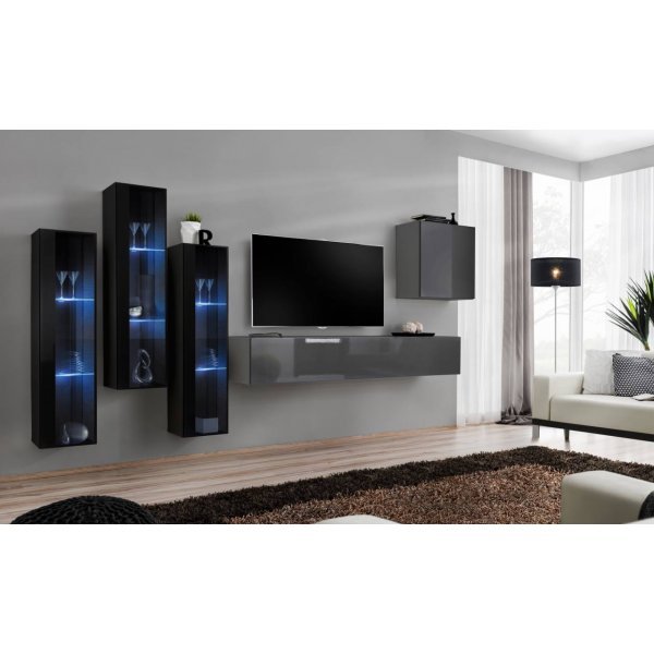 Living SWITCH 13 27 ZG SW 13 Genarom AM Negru Lucios / Grafit Lucios