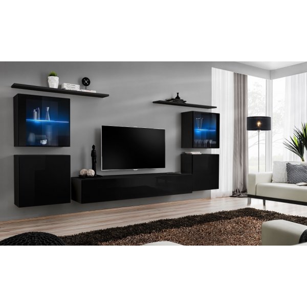 Living SWITCH 14 26 WW SW 14 Genarom AM Negru / Negru Lucios