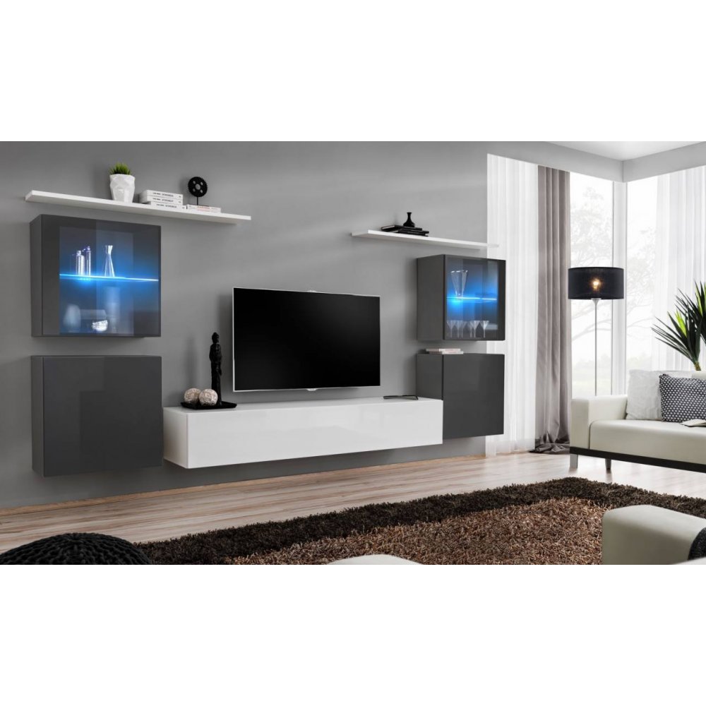 Living SWITCH 14 27 GW SW 14 Genarom AM Grafit Lucios / Alb Lucios