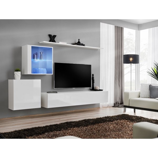 Living SWITCH 15 26 WW SW 15 Genarom AM Alb / Alb Lucios