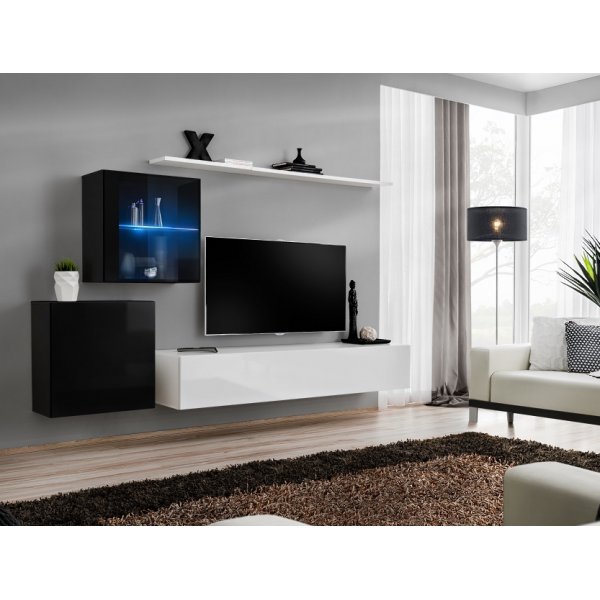 Living SWITCH 15 26 ZW SW 15 Genarom AM Negru Lucios / Alb Lucios