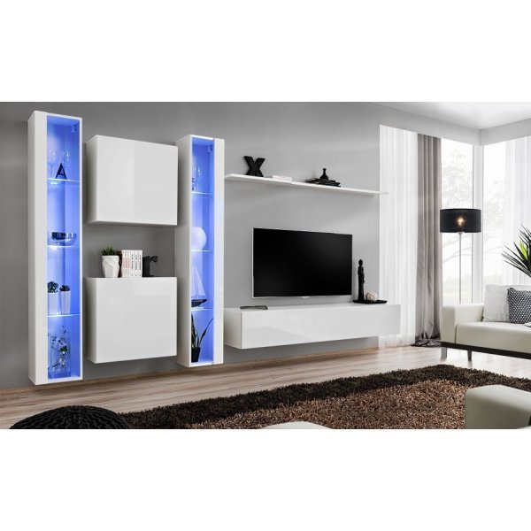 Living SWITCH 16 26 WW SW 16 Genarom AM Alb / Alb Lucios