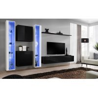 Living SWITCH 16 26 WS SW 16 Genarom AM Alb Lucios / Negru Lucios
