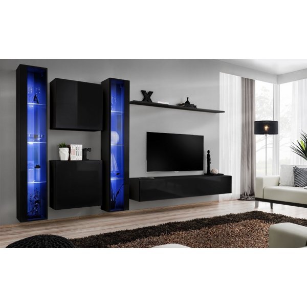 Living SWITCH 16 26 ZZ SW 16 Genarom AM Negru / Negru Lucios