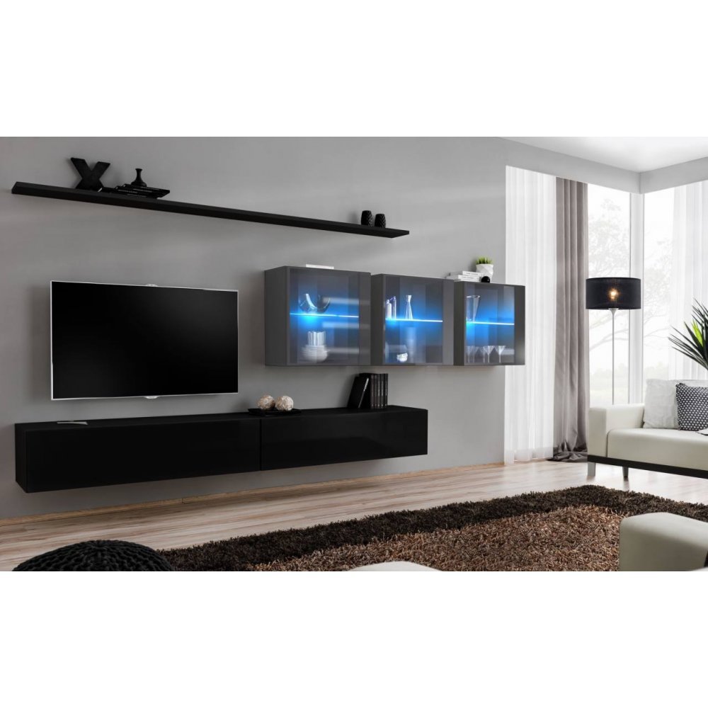 Living SWITCH 17 27 ZG SW 17 Genarom AM Negru Lucios / Grafit Lucios