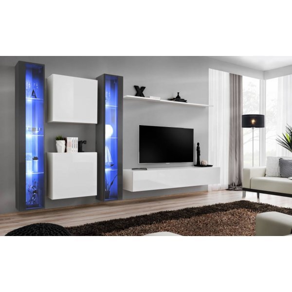 Living SWITCH 16 27 GW SW 16 Genarom AM Grafit Lucios / Alb Lucios