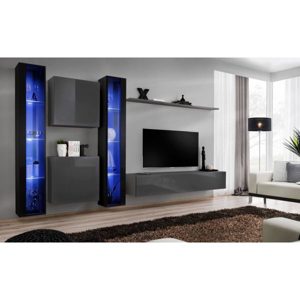 Living SWITCH 16 27 ZG SW 16 Genarom AM Negru Lucios / Grafit Lucios