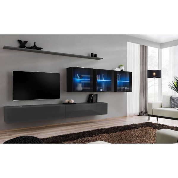 Living SWITCH 17 27 GZ SW 17 Genarom AM Grafit Lucios / Negru Lucios