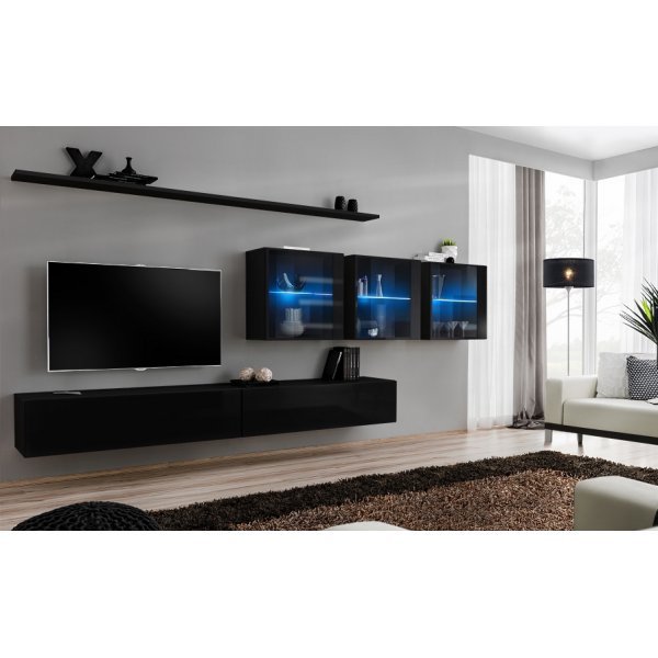 Living SWITCH 17 26 ZZ SW 17 Genarom AM Negru / Negru Lucios