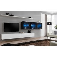 Living SWITCH 17 26 WS SW 17 Genarom AM Alb Lucios / Negru Lucios