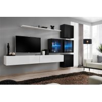 Living SWITCH 19 26 WS SW 19 Genarom AM Alb Lucios / Negru Lucios