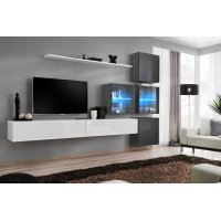 Living SWITCH 19 27 WG SW 19 Genarom AM Alb Lucios / Grafit Lucios