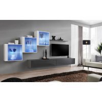 Living SWITCH 20 27 WG SW 20 Genarom AM Alb Lucios / Grafit Lucios