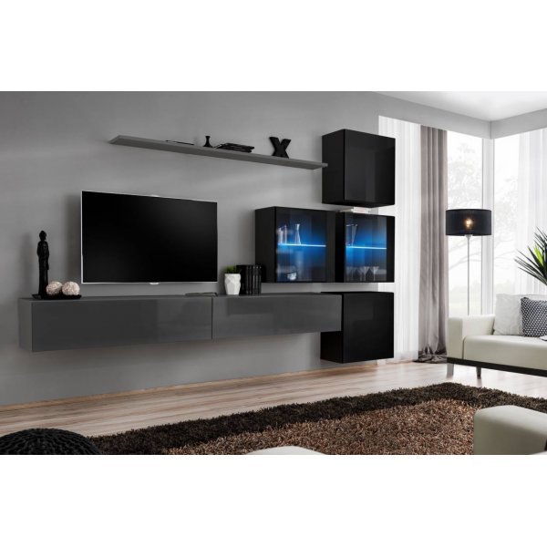 Living SWITCH 19 27 GZ SW 19 Genarom AM Grafit Lucios / Negru Lucios