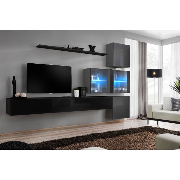 Living SWITCH 19 27 ZG SW 19 Genarom AM Negru Lucios / Grafit Lucios