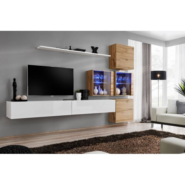 Living SWITCH 19 GWT SW 19 Genarom AM Alb Lucios / Stejar Wotan