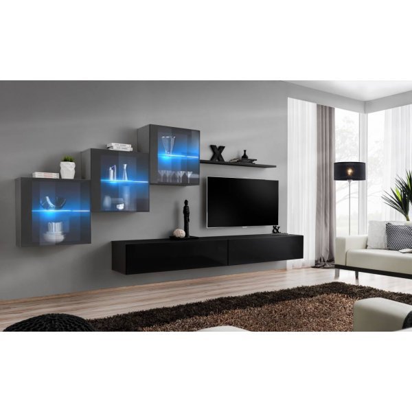 Living SWITCH 20 27 GZ SW 20 Genarom AM Grafit Lucios / Negru Lucios