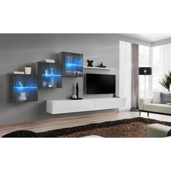 Living SWITCH 20 27 GW SW 20 Genarom AM Grafit Lucios / Alb Lucios