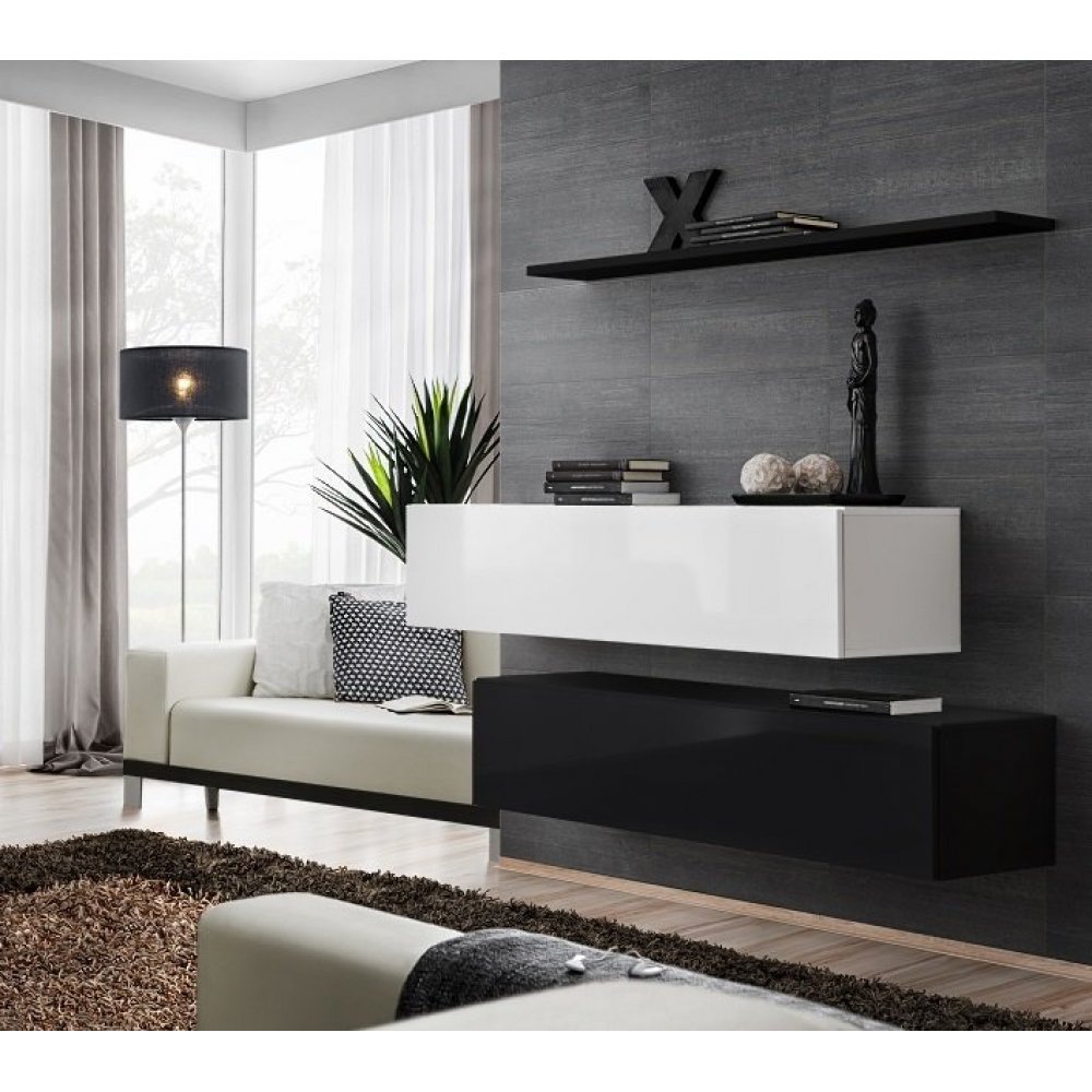 Living SWITCH SB II 26 WS SW SB2 Genarom AM Alb Lucios / Negru Lucios