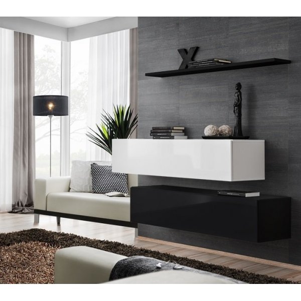 Living SWITCH SB II 26 WS SW SB2 Genarom AM Alb Lucios / Negru Lucios