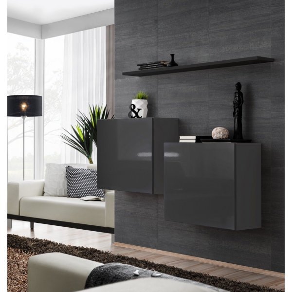 Living SWITCH SB I 27 GZ SW SB1 Genarom AM Grafit Lucios / Negru