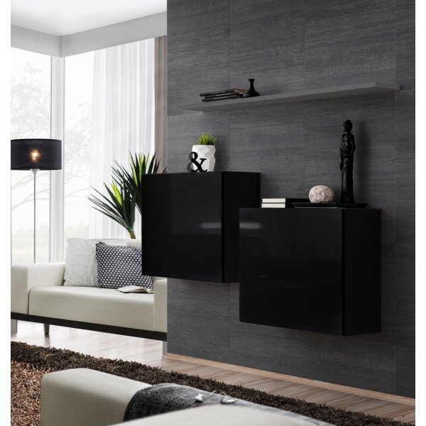 Living SWITCH SB I 27 ZG SW SB1 Genarom AM Negru Lucios / Grafit