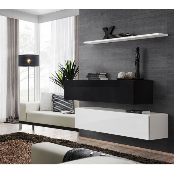 Living SWITCH SB II 26 ZW SW SB2 Genarom AM Negru Lucios / Alb Lucios