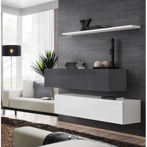 Living SWITCH SB II 27 GW SW SB2 Genarom AM Grafit Lucios / Alb Lucios