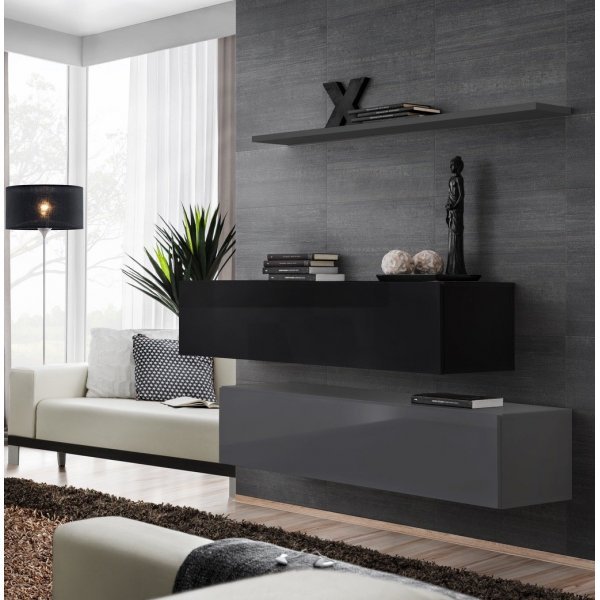 Living SWITCH SB II 27 ZG SW SB2 Genarom AM Negru Lucios / Grafit Lucios