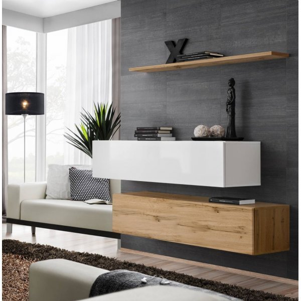 Living SWITCH SB II WWT SW SB2 Genarom AM Alb Lucios / Stejar Wotan