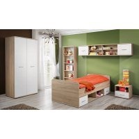 Noptiera DINO 23 DSW DI-05 Genarom AM Stejar Sonoma / Alb