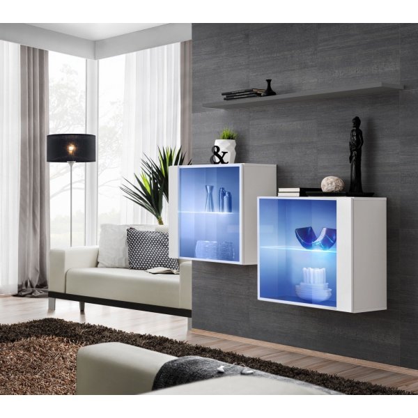 Living SWITCH SB III 27 WG SW SB3 Genarom AM Alb Lucios / Grafit