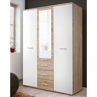 Dulap DINO 23 DSW DI-01 Genarom AM Stejar Sonoma / Alb