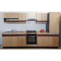 Bucatarie SARA 4B1 decor Klon / Orzech Ecco