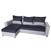 Coltar extensibil ANES 07 ST. Sezut Negru / Brate Gri