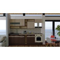 Bucatarie COSSY NEW 260 Wenge / Stejar Sonoma