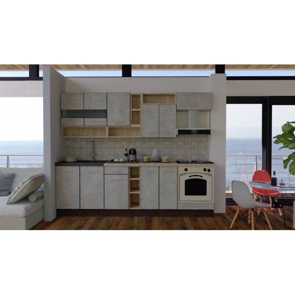 Bucatarie COSSY NEW 260 Wenge / Decor 4298