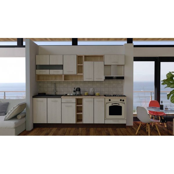 Bucatarie COSSY NEW 260 Wenge / Decor K010