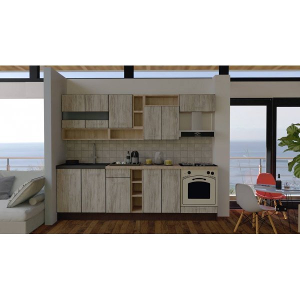 Bucatarie COSSY NEW 260 Wenge / Decor K084