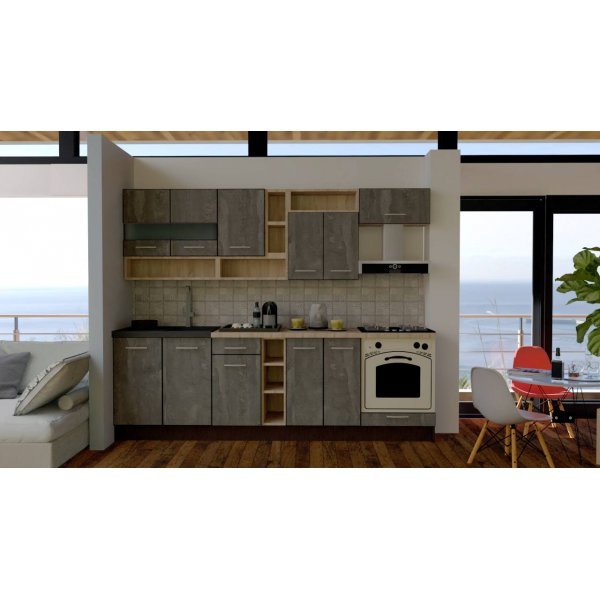 Bucatarie COSSY NEW 260 Wenge / Decor K352